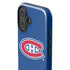 NHL Montreal Canadiens Solid Background iPhone 16 Plus Impact Case